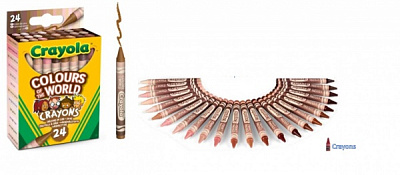 Крейда воскова Colours of the World 24 шт. (52-0114) Crayola
