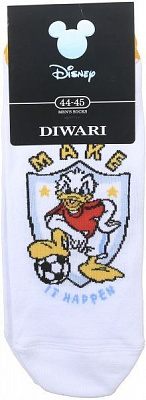 Носки мужские Conte DISNEY (ультракороткие) 17С-167СПМ, 368 р. 29 белый 