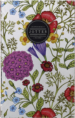 Книга для записей А6 металл 240 стр. 120 листов линия 18133-18136