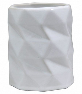 Ваза керамическая белый Rec-Face Резон