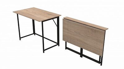 Стол Морис 1000x600 мм дуб сонома/черный 