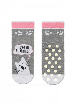 Носки детские Conte-Kids Tip-Top (антискользящие) 7С-54СП 403 р.16 серый 