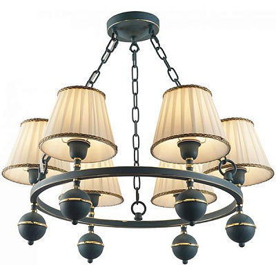 Люстра Altalusse INL-6136P-06 зелена бронза