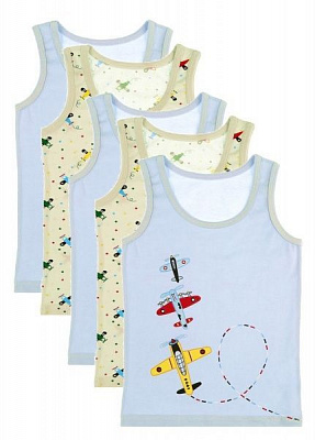 Майка детская для мальчика DONI 7771802DU р.86-92 в ассортименте 