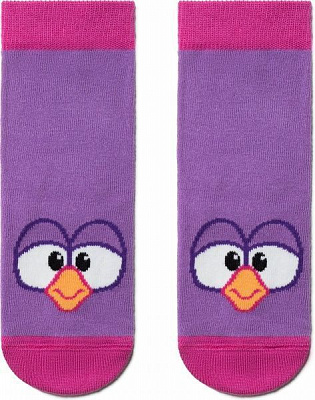 Шкарпетки дитячі Conte-Kids CK Смішарики 15С-73СП 235 р.18 бузковий
