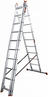 Лестница 3-секционная универсальная BauGut Meister 3T 3х10 