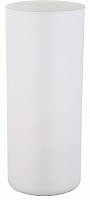 Ваза стеклянная Soft цилиндр 26,5 см белая 