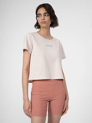 Футболка 4F 4FSS23TTSHF333-83S р.XS бежевий