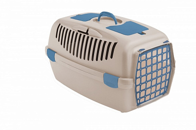 Переноска Stefanplast Gulliver 3 61х40х38 см пластиковая дверь светло-бежевый