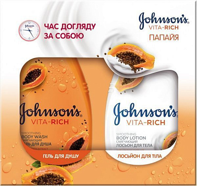 Подарочный набор Johnson's Body Care Vita Rich Папая