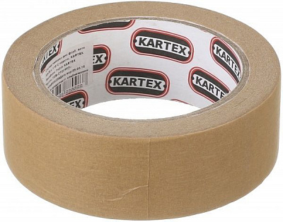 Малярна стрічка КARTEX 3.6 x 35000см коричн. 100°С 70203