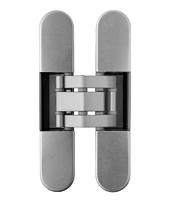 Петля Otlav Invisacta с колпачками d23x120x23мм матовый хром универсальная 1 шт.