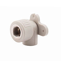Колено внутренняя KAS ППР d20x1/2” с креплением
