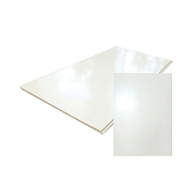 Панель ПВХ Білий Глянець (А-02) 0,008*0,25*6м /1,5кв.м.