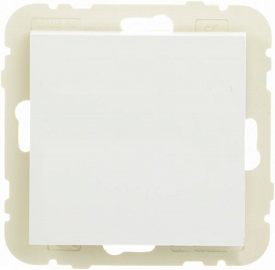 Заглушка одноклавішний Efapel Logus без підсвітки білий 21222 TBR