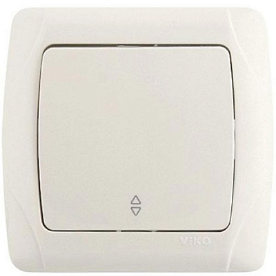 Вимикач одинарний Viko Carmen 25.07.0020 білий
