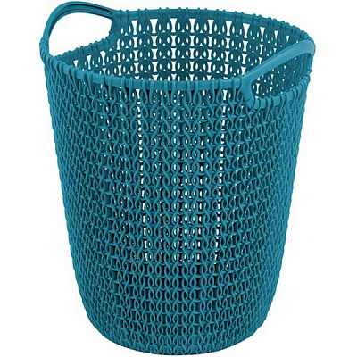 Корзина Curver 230195 Knit темно-синя 270x240x230 мм