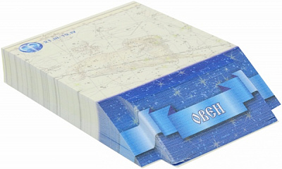 3D-блок для заметок Знаки зодиака Овен