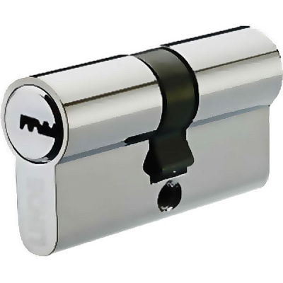 Цилиндр Linde A6P 45x45 ключ-ключ 90 мм полированный хром