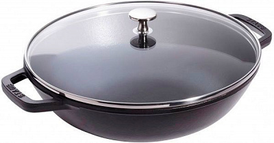Сковорода wok 30 см 4,4 л 40511-344-0з кришкою Staub