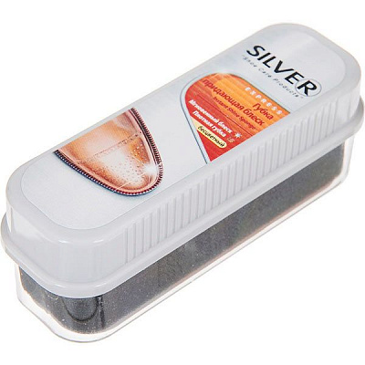 Губка для взуття Silver стандарт 35 x 115 мм натуральний