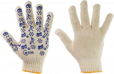 Рукавички 3С Маркет 3D Master-88T трикотажні з покриттям ПВХ крапка L (9)