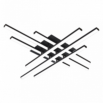 Люстра світлодіодна Hopfen STERK BK 6x80 Вт чорний