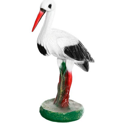 Скульптура садовая Аист