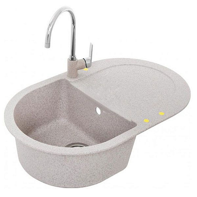 Мойка для кухни + смеситель TEKA Perla 45 b-TG 88996 +inca h 53995120s 