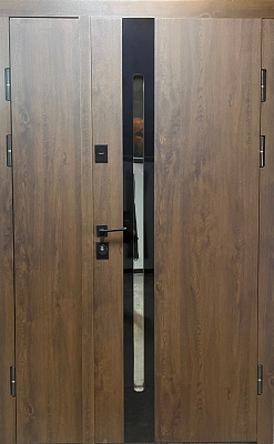 Дверь входная Мавіс Т-13 дуб темный 2030x1200 мм левая