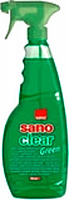 Средство моющее для стекла и зеркал Sano Green Power 0,75л