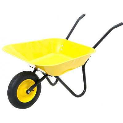 Тачка садовая Expert Garden 65л жолтый неон