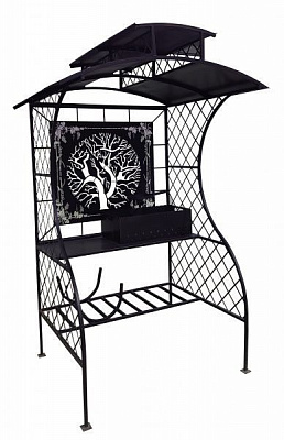 Мангал Електроград відкритий стаціонарний МНС 10-t (розбірний)