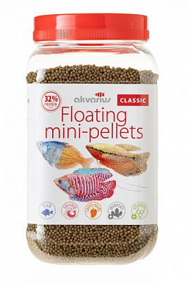 Корм Акваріус класік меню плаваючі міні-пілети 250 г