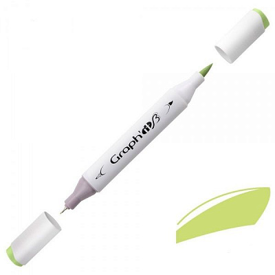 Маркер двосторонній Graph'it GI88245 зелений чай