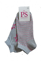 Комплект носков Premier Socks укороченные р. 23-25 розовый с серым 2 пар 