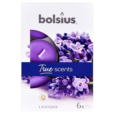 Набор свечей 4:00 Французская лаванда, 6 шт. / уп Bolsius