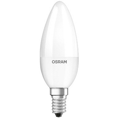 Лампа светодиодная Osram 3 шт./уп. 6,5 Вт C37 матовая E14 220 В 4000 К 4058075134157 
