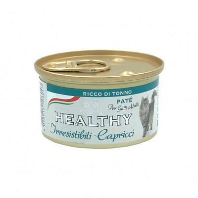 Корм Healthy Irresistibli Capricci тунец 85 г