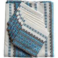 Комплект столовий 1,3 120x140 см блакитний Едельвіка 