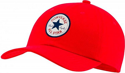 Кепка Converse CONVERSE TIPOFF CHUCK BASEBALL UNI RED 10008474-610 OS красный