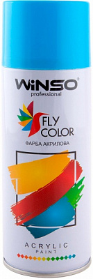 Фарба акрилова Світло-блакитний (LIGHT BLUE/RAL5012) WINSO 450 мл 880270