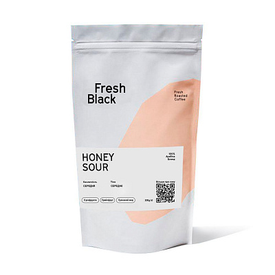 Кава в зернах Black Honey Sour 200 г Суміш Honey Sour 200 гр.