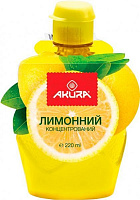 Сок Akura лимона концентрированный 220 мл 5202737700009