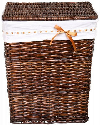 Кошик плетений з текстилем Tony Bridge Basket 44x34x56 см HQ13-10AB-1