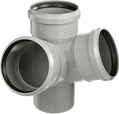 Хрестовина Valsir ПП d110x110х110x67° HTED