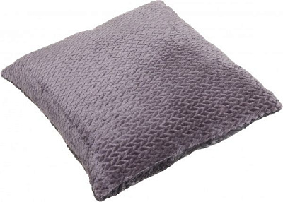 Подушка декоративна коса жакард 260 gsm 45x45 см сірий La Nuit