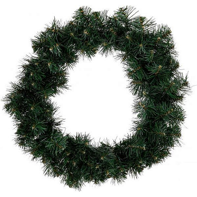 Венок рождественский зеленый 60 см