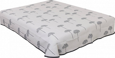 Покрывало Nazare 230x260 см La Nuit светло-серый с принтом 