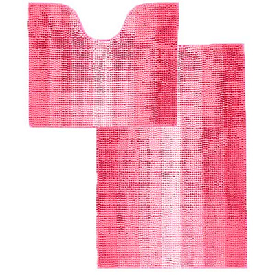 Набор ковриков Dariana Махрамат розовый